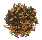 Lose Teeblätter der Sorte Genmaicha