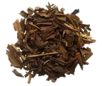 Lose Teeblätter der Sorte Houjicha