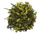 Lose Teeblätter der Sorte Matcha Genmai